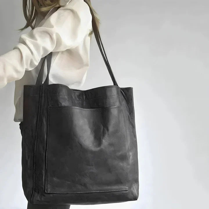 Elysia | Classic Leather Tote