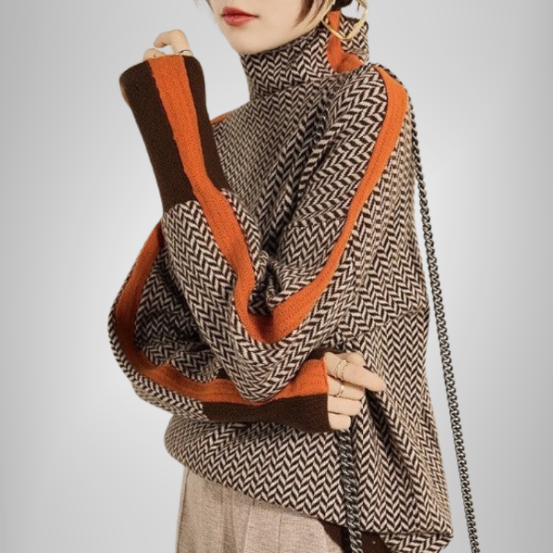 Clarabella | Mélange Roll Neck Jumper