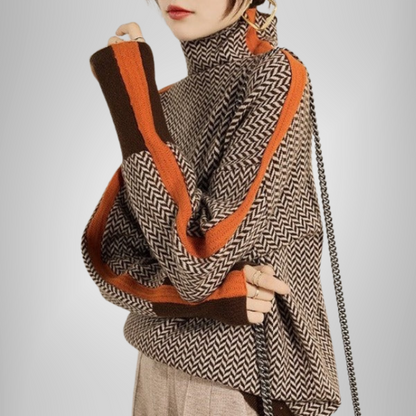 Clarabella | Mélange Roll Neck Jumper