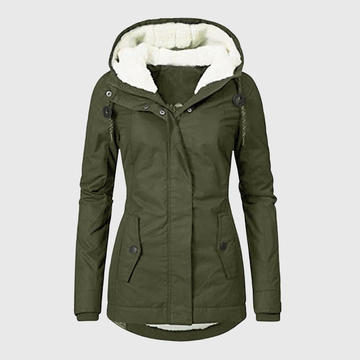 Claire | Winter Jacket with Faux Fur Lining