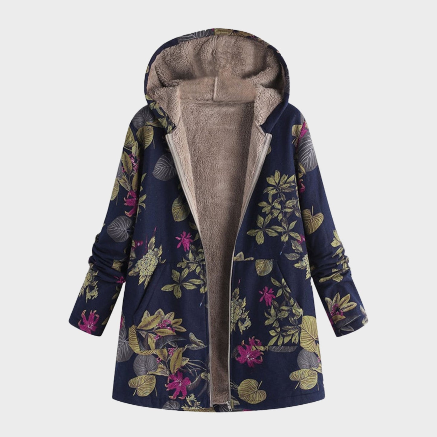 Lilou | Floral Fleece Jacket