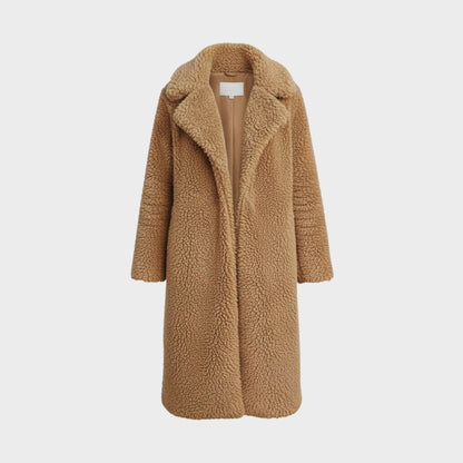 Alliah | Long Fleece Coat