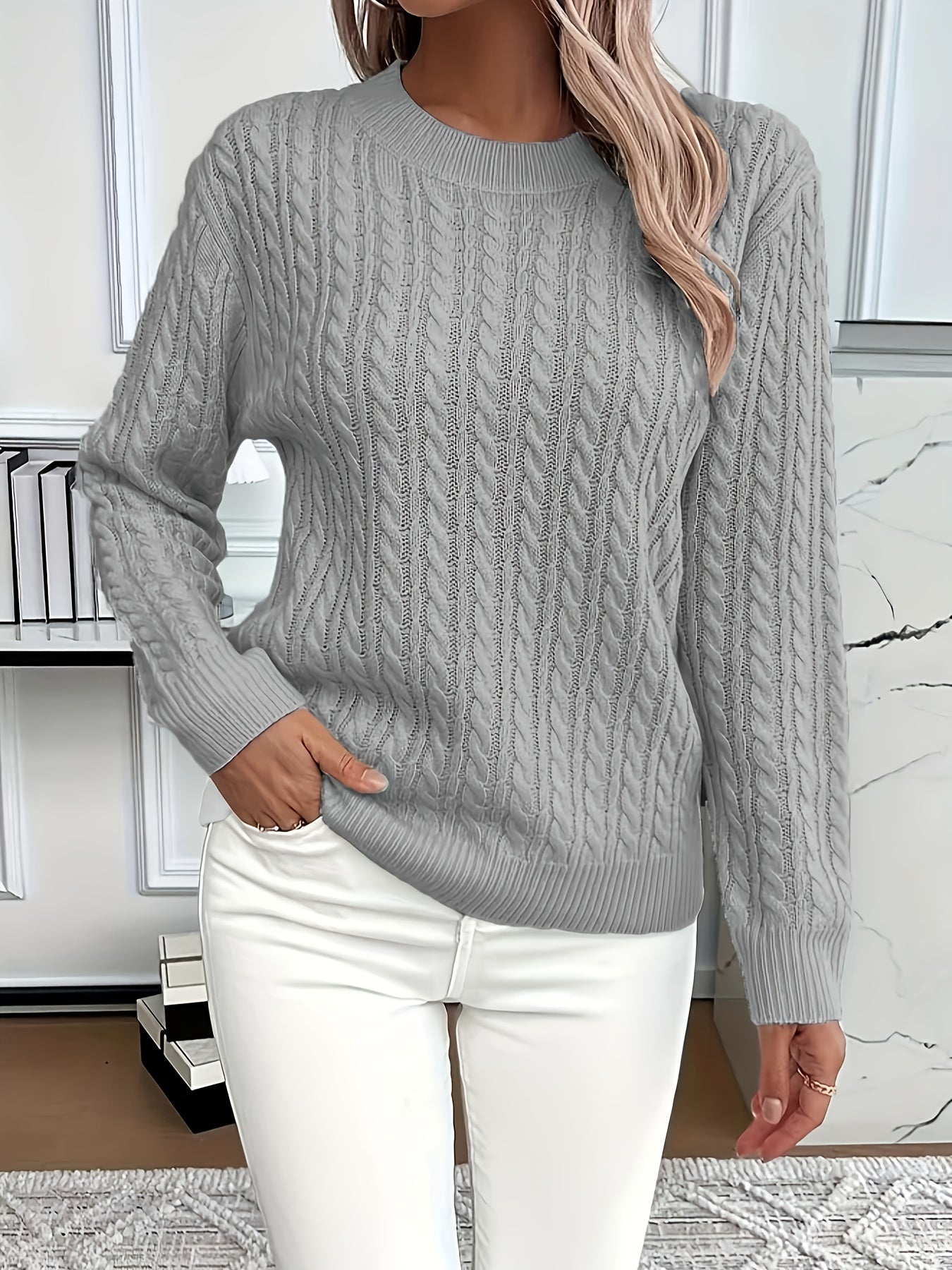 Bernila | Women's Cable Knit Jumper