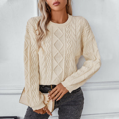 Evelyn | Women's Classic Cable Knit Sweater