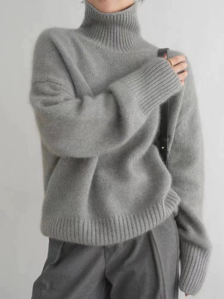 Isabella | High Neck Cashmere Jumper