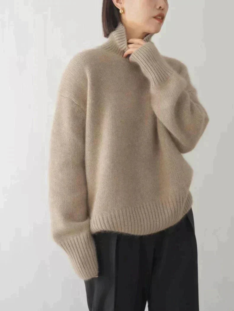 Isabella | High Neck Cashmere Jumper