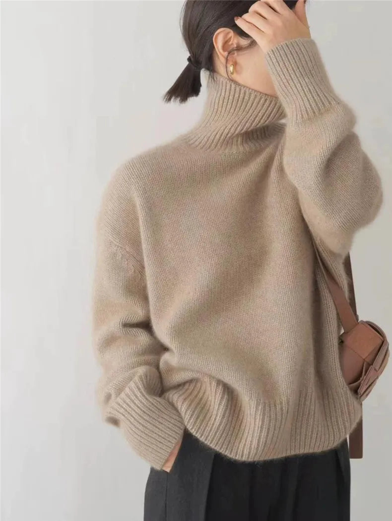 Isabella | High Neck Cashmere Jumper