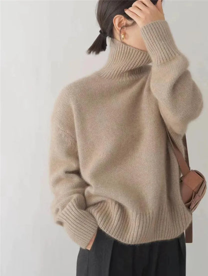 Isabella | High Neck Cashmere Jumper