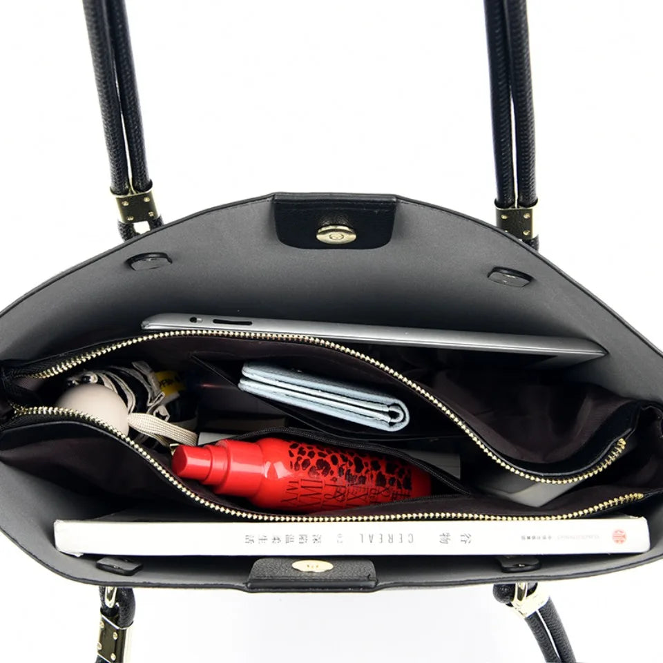 Avery | Elegant Leather Tote Bag