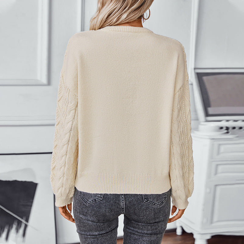 Evelyn | Women's Classic Cable Knit Sweater