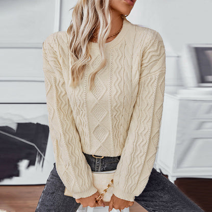 Evelyn | Women's Classic Cable Knit Sweater