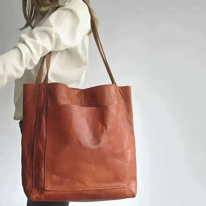 Elysia | Classic Leather Tote