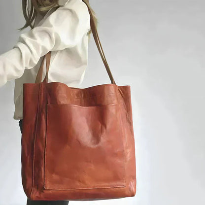 Elysia | Classic Leather Tote